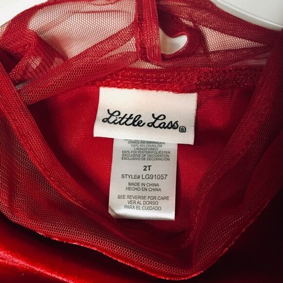 Little Lass Valentine Holiday Dress - Picture 4 of 8